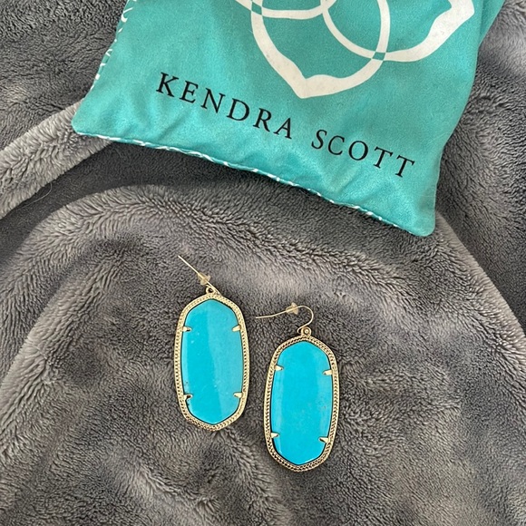 Kendra Scott turquoise earrings - Picture 1 of 1